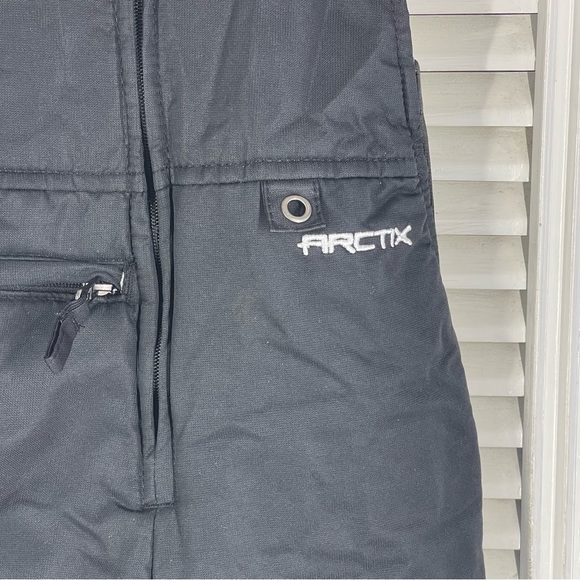 Arctix Kids Essential Insulated Black Bib Overalls Small - Picture 3 of 12